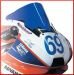 AIRBLADE SCREEN DOUBLE BUBBLE BLUE SUZUKI GSX-R1000 K9 09-